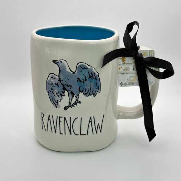 Rae Dunn Harry Potter Coffee mugs with Sorting Hat Glass Lid | Set of 4 - Picture 9 of 12